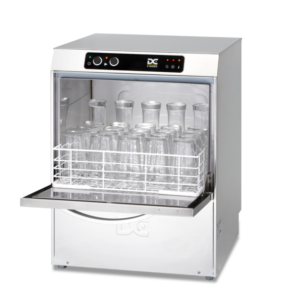 DC SG45 Standard Range 450mm Basket Frontloading Commercial Glasswasher, 30 Pint Capacity