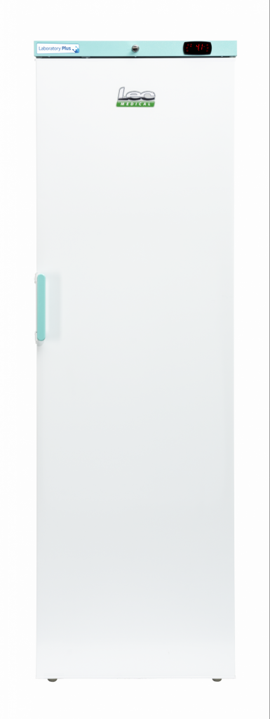 LEC Medical LSFSR400BT-UK-ATEX Laboratory Plus Bluetooth Enabled Upright Solid Single Door Refrigerator, 394 Litres