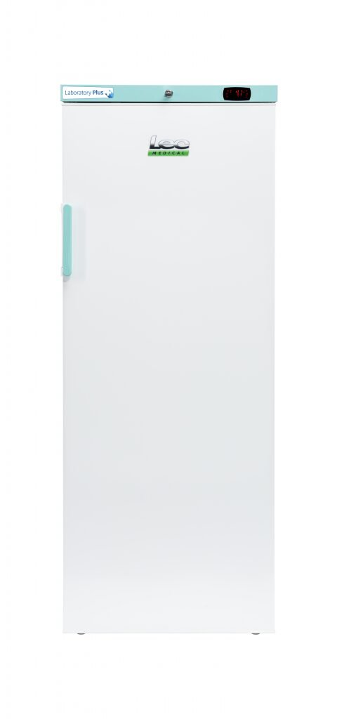 LEC Medical LSFSR310BT-UK Solid Single Door Laboratory Plus Bluetooth Enabled Upright Refrigerator, 310 Litres