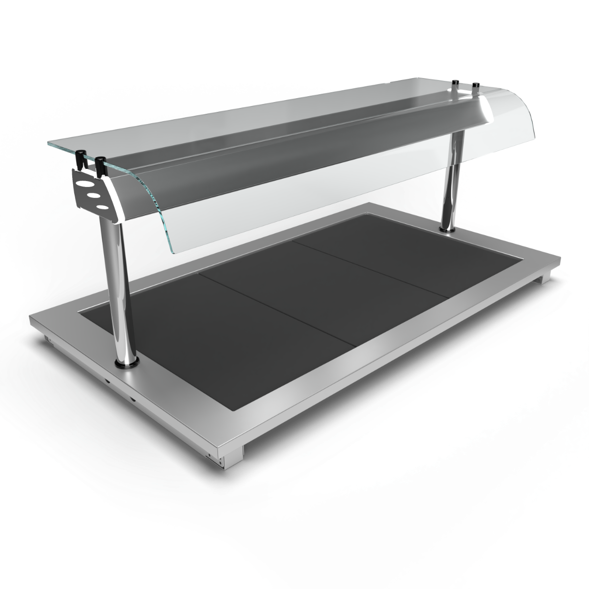 Moffat D3HT Drop-In Hot Top Model with Curved Glass Open Front Gantry