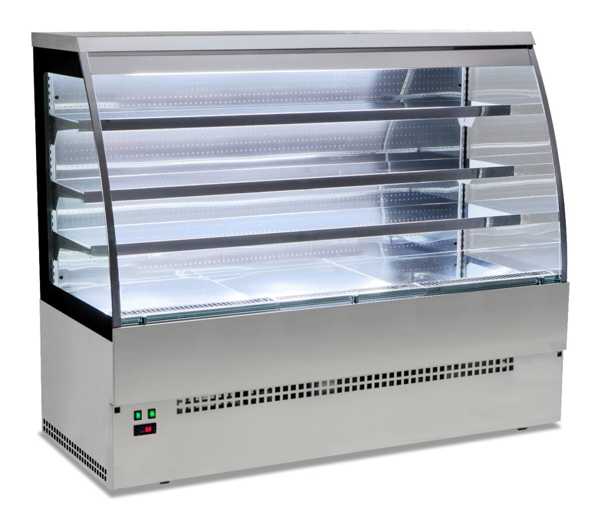 Sterling Pro EVO-SELF-240-SS Stainless Steel Self Service Patisserie Counter, 2400mm