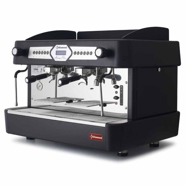 Diamond AROMA/2EB_DVA8 Black Coffee machine with Water Softener