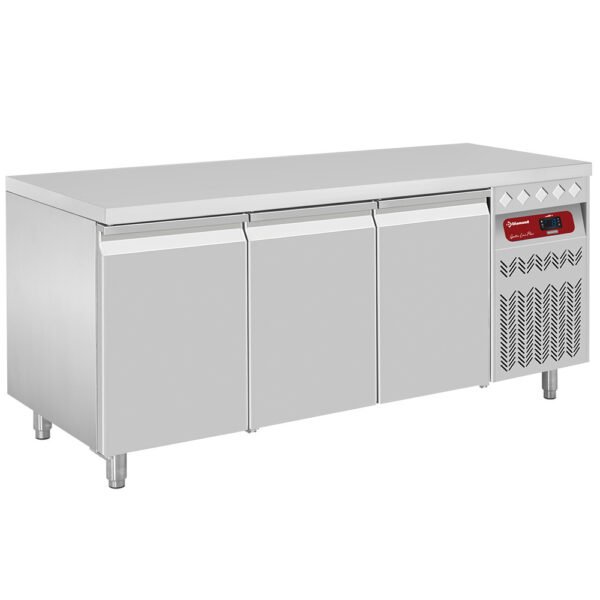 Diamond DT178/P9 3 Door Refrigerated Preparation Counter, 405 Litres