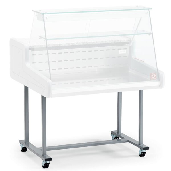 Diamond 200-Z Glass Display Undercarriage on Wheels