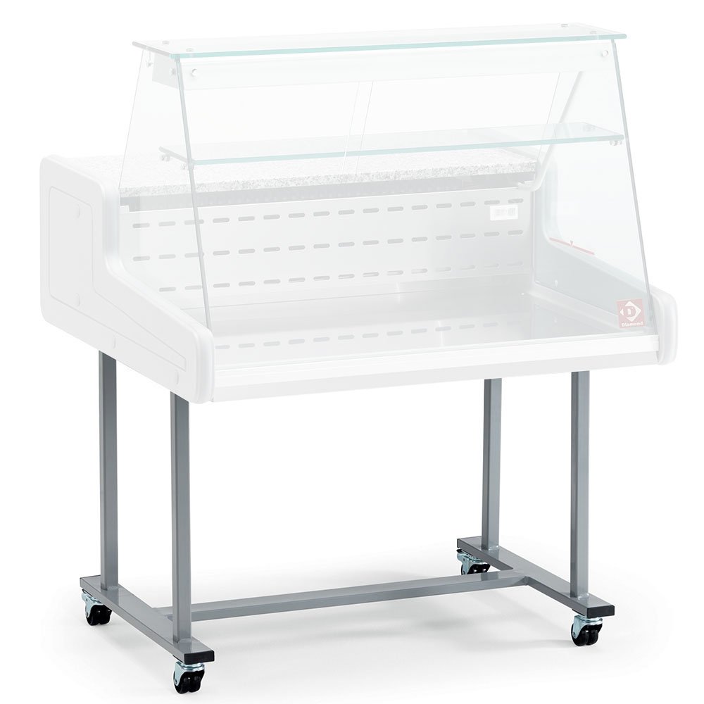 Diamond 200-Z Glass Display Undercarriage on Wheels