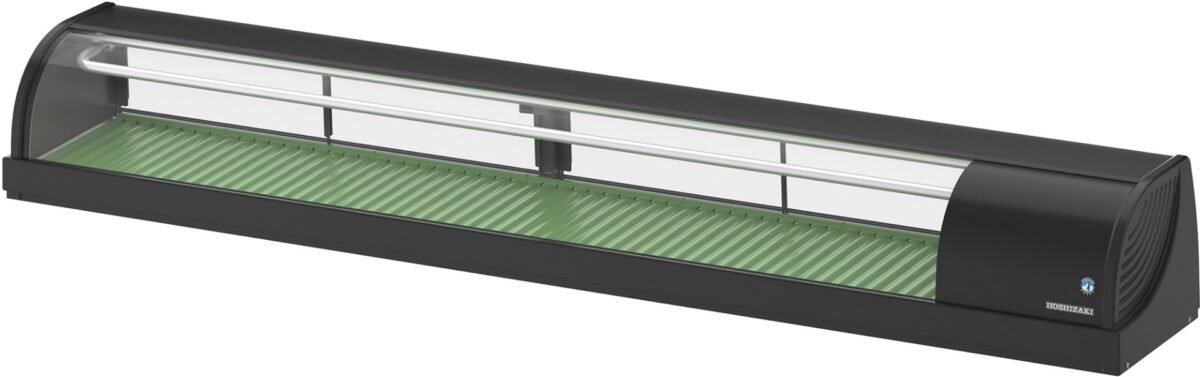 Hoshizaki HNC-210BE-R-BLH Right-Sided Sushi Display Case with LED Lighting, 87 Litres