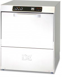 DC SXG50D Standard Extra Range 500mm Basket Frontloading Commercial Glasswasher with Drain Pump, 30 Pint Capacity