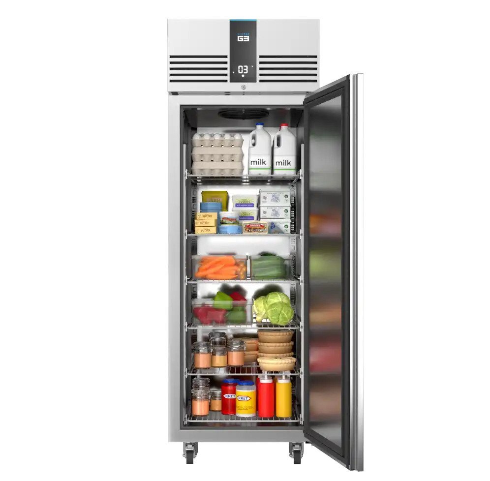 Foster EP700H/41-102 EcoPro G3 Solid Single Door Upright Refrigerated Cabinet, 600 Litres