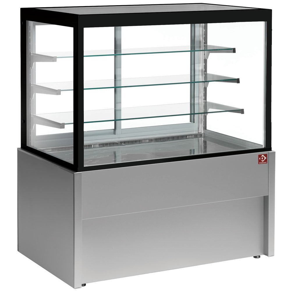 Diamond CB10HT-G5-P Grey Panoramic Heated Display Counter, 1.32kW