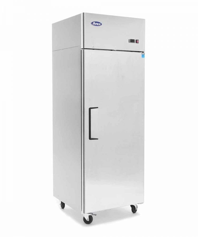 Atosa YBF9207GR Slimline Single Door Upright Freezer, 410 Litres