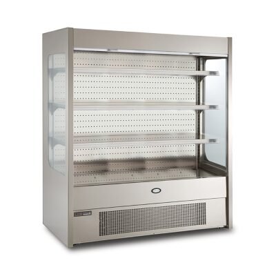 Foster FMSLIM1800NG/18-163 Slimline Multideck with Nightblind and Glass End Panels, 1800mm