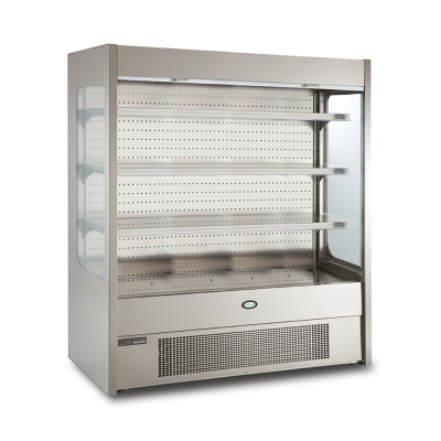 Foster FMSLIM1800NG/18-163 Slimline Multideck with Nightblind and Glass End Panels, 1800mm