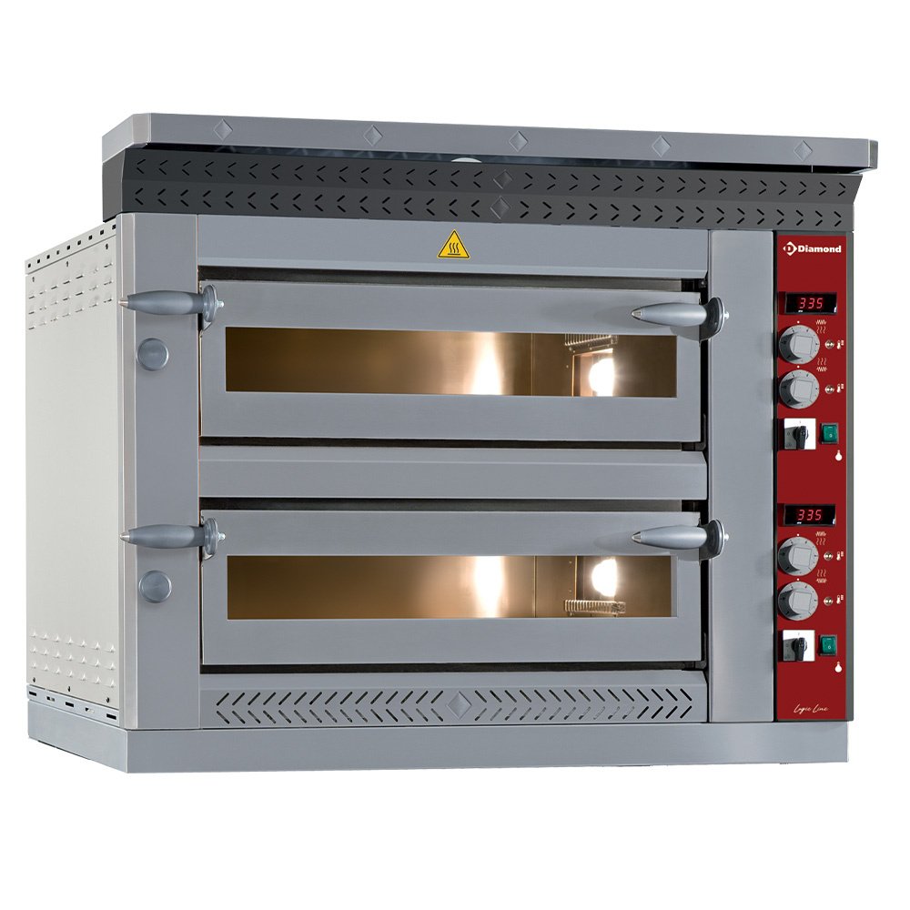 Diamond LD12/35-N Electric Twin Deck Pizza Oven, 12 x ø350mm Pizzas