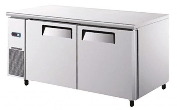 Atosa YPF9022GR Two Door Stainless Steel Undercounter Fridge, 270ltrs