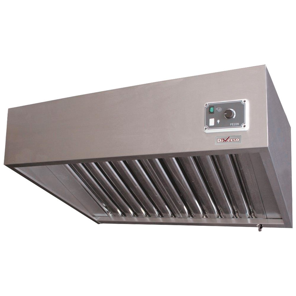 Diverso WR-K157-TV Complete hood, (7/7-1500 M3/h) 120 Pa, variator, 3 filters