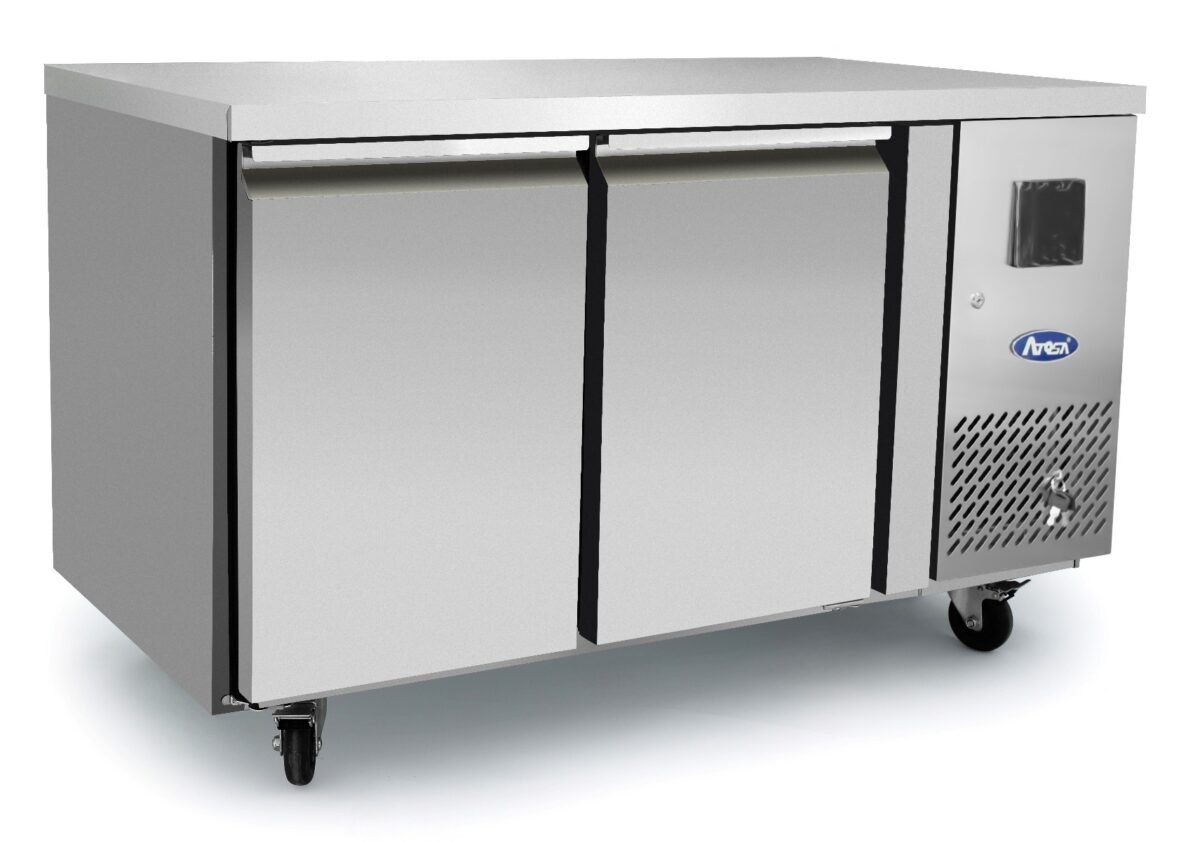 Atosa EPF3422HD 2 Door Preparation Counter Fridge, 280 Litres