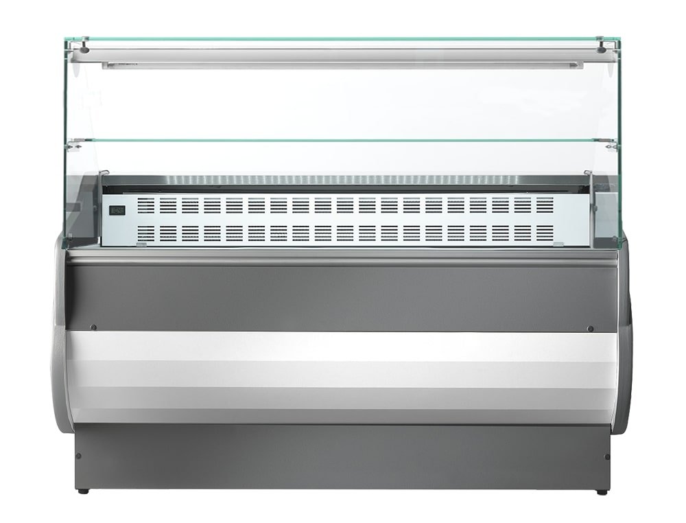 Sterling Pro SALINA80/200VD Flat Glass Serveover Counter, 2000mm