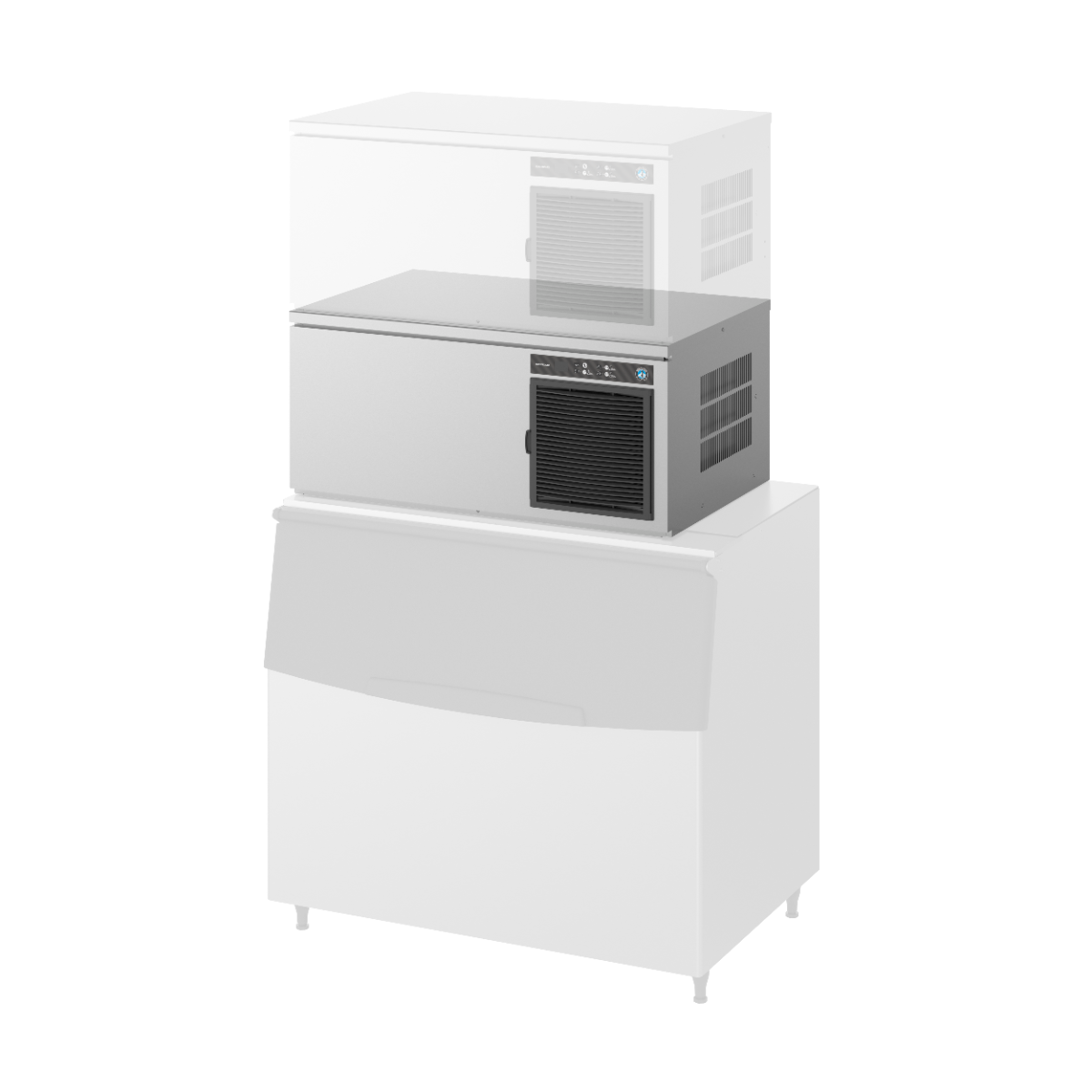 Hoshizaki IM-240XWNE-HC-C Modular & Stackable Cylinder Ice Maker, 205kg/24hrs Output