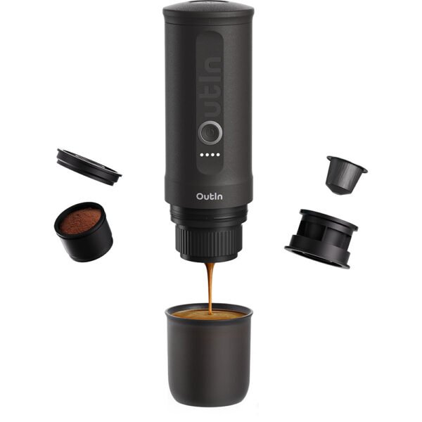 OutIn Nano Portable Espresso Machine (Space Grey) - view 4
