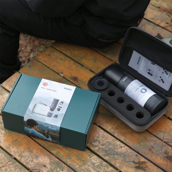 OutIn Traveler Nano Portable Espresso Machine Gift Set (Space Grey) - view 9