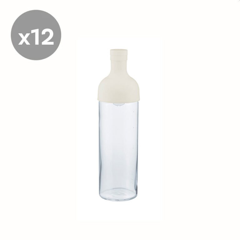 Hario Cold Brew Tea Filter Bottle (White) 750ml - Bundle of 12