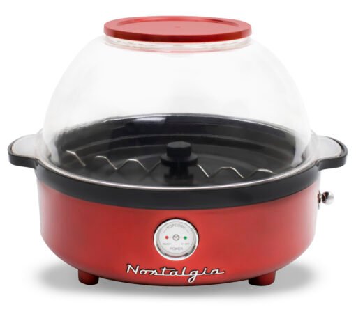 Nostalgia Retro Stirring Popcorn Maker 5.5L - red