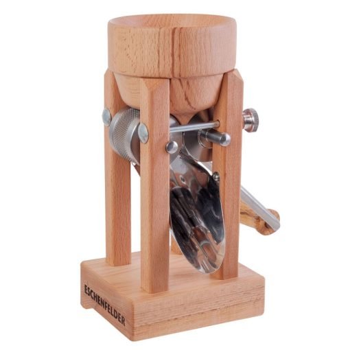 Eschenfelder Grain Flaker/ Oat Roller – Table mounted - beech-heartwood