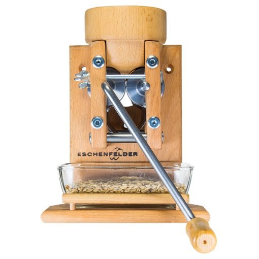 Eschenfelder Grain Flaker/ Oat Roller – Wall mounted - beech