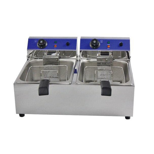 2-Pan Commercial Electric Fryer