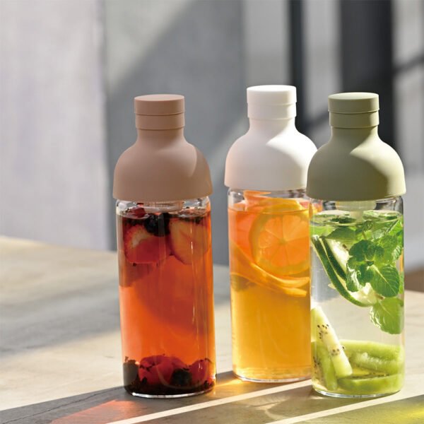 Hario Cold Brew Tea Filter Bottle (White) 300ml - Bundle of 12 - view 2