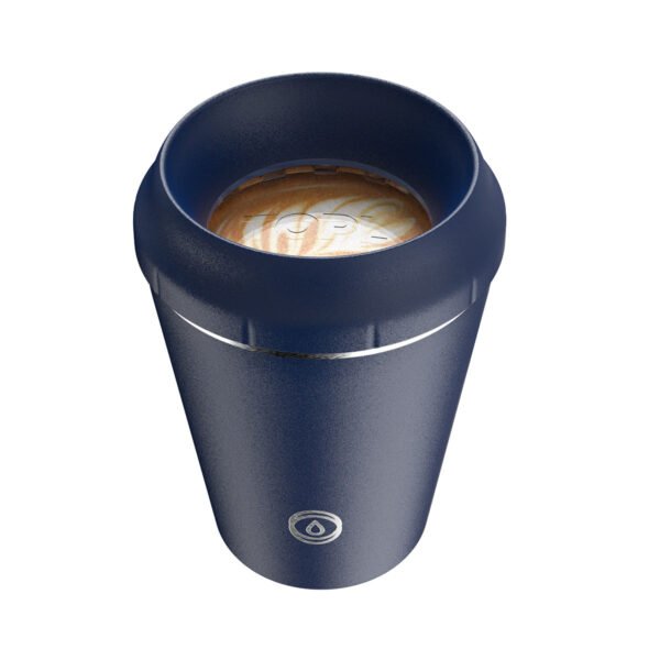 TOPL Flow360° / Stroll Reusable Cup - Navy (8oz) - Bundle of 100 - view 3