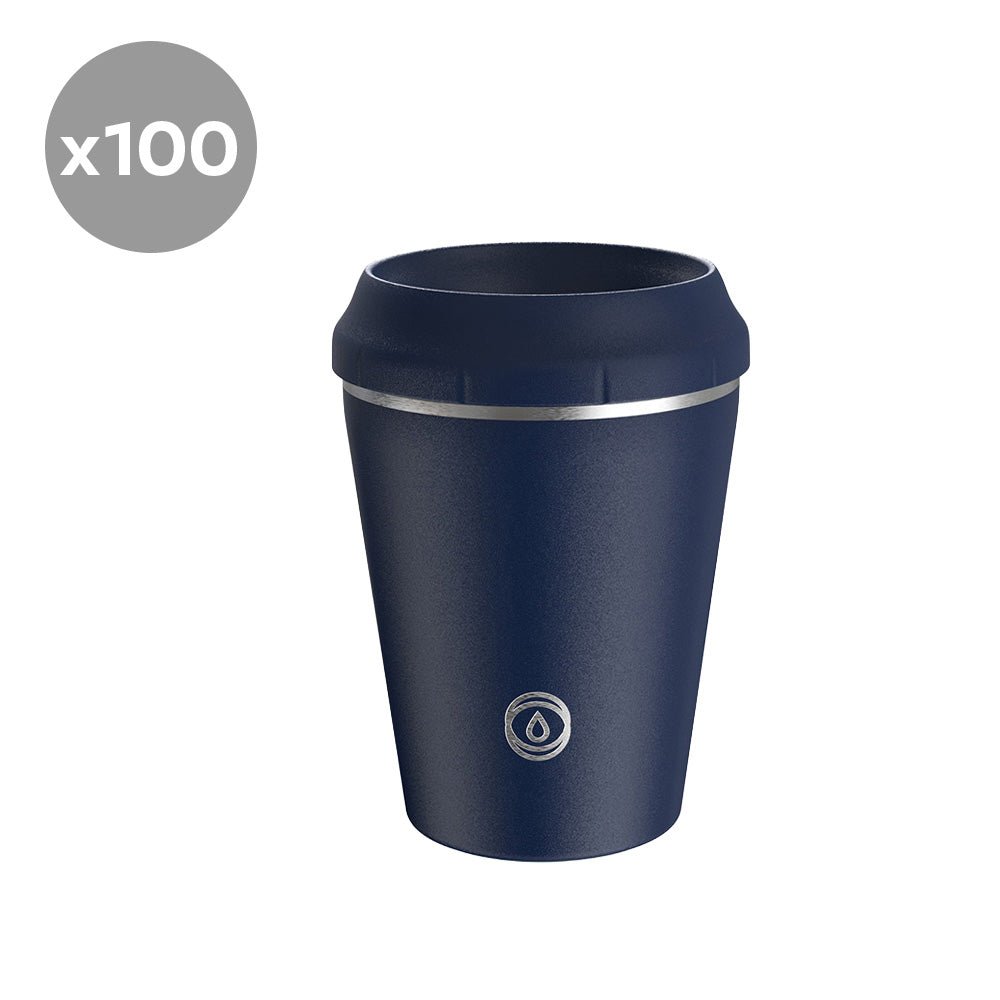 TOPL Flow360° / Stroll Reusable Cup - Navy (8oz) - Bundle of 100