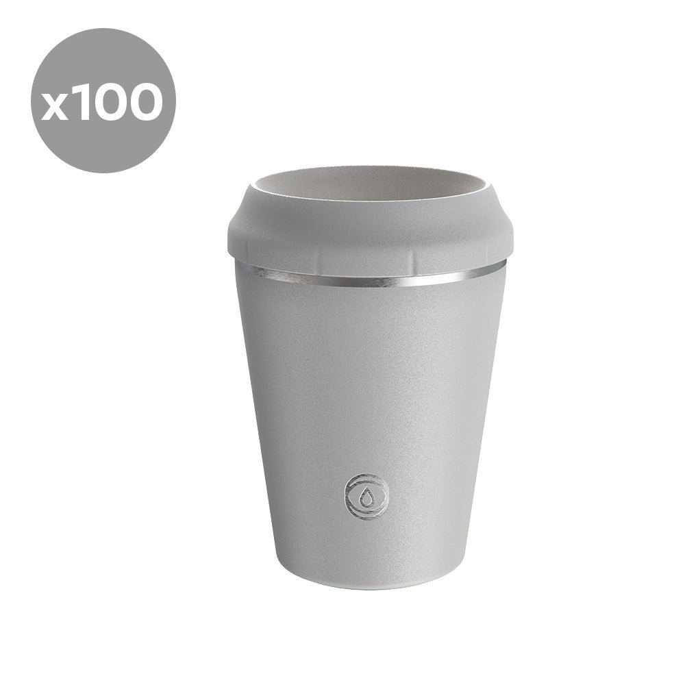 TOPL Flow360° / Stroll Reusable Cup - Stone (8oz) - Bundle of 100