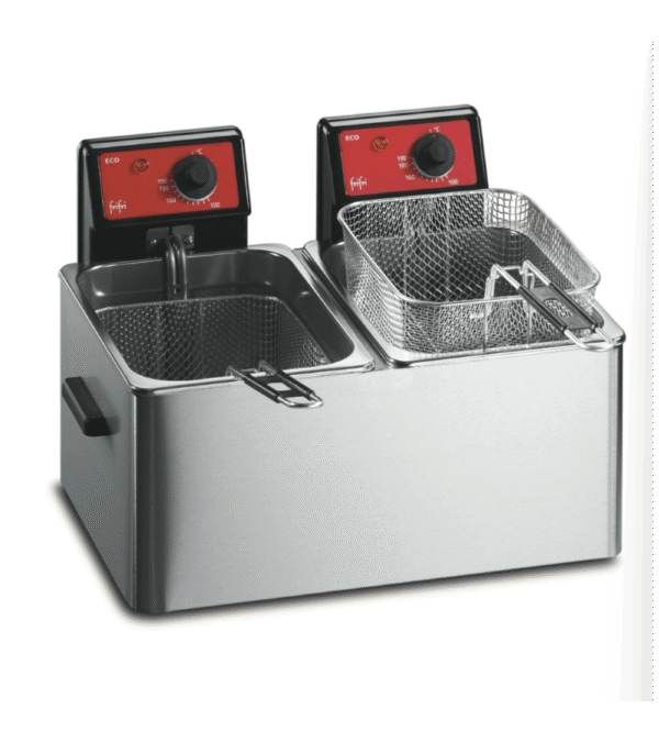 FriFri Eco 6+6 countertop fryer.