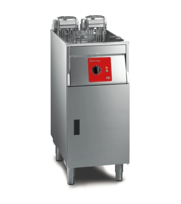 FriFri Super Easy 412 electric free-standing single tank fryer with filtration.