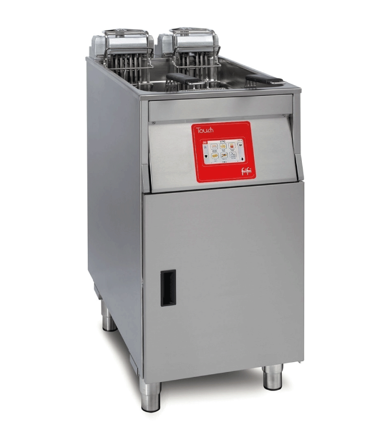 FriFri Touch 412 electric free-standing single tank fryer.