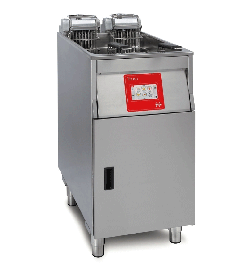 FriFri Touch 412 electric free-standing single tank fryer.