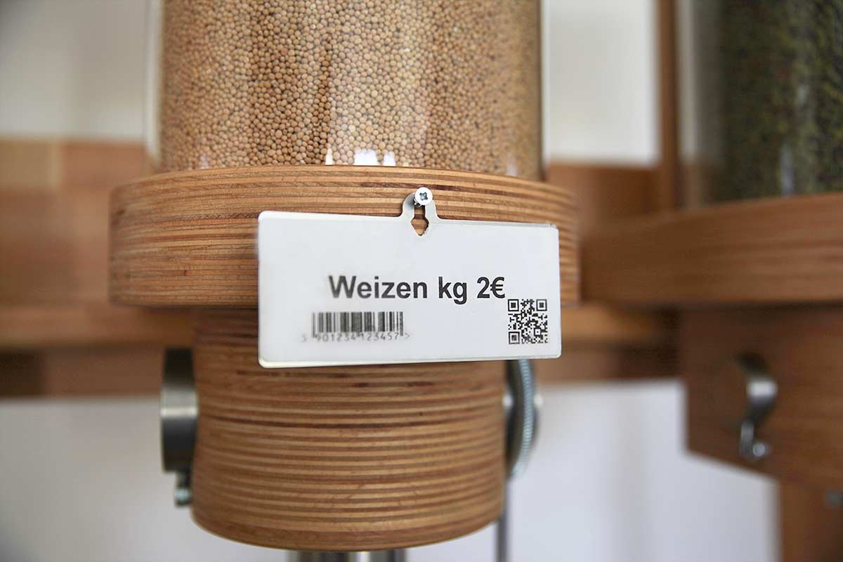 Stainless Steel Sign for labeling the glass silos