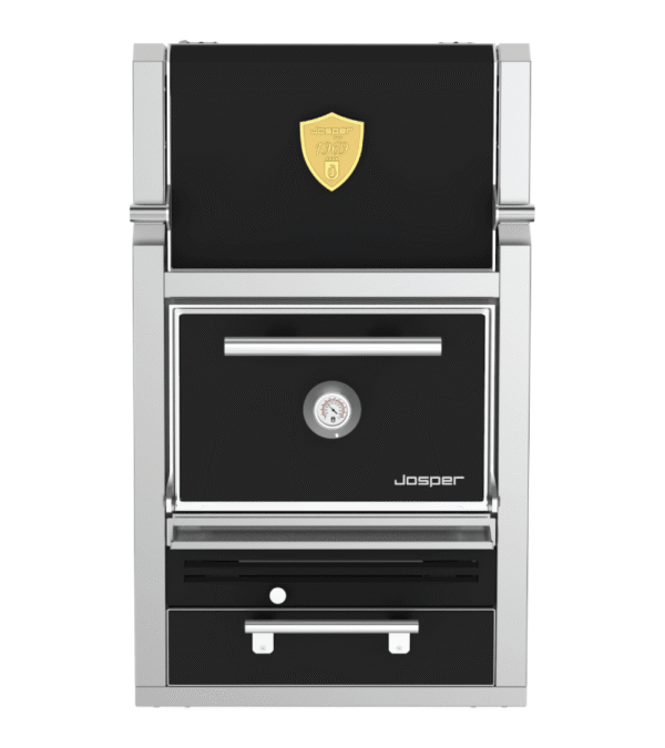 Josper HJA-PLUS-S80-HC small model charcoal oven with hot cabinet.