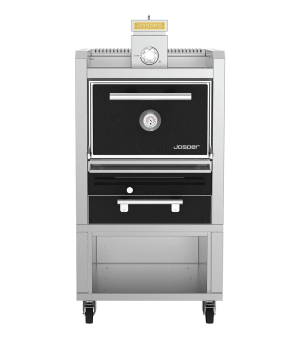 Josper HJA-PLUS-S80-T small model charcoal oven with table.