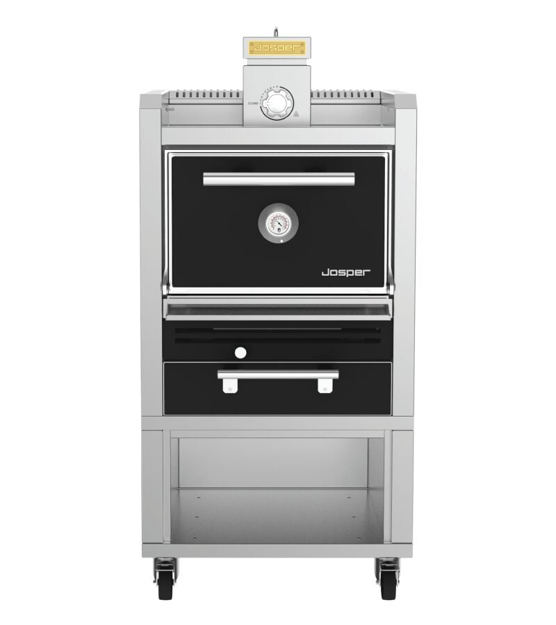Josper HJA-PLUS-S80-T small model charcoal oven with table.
