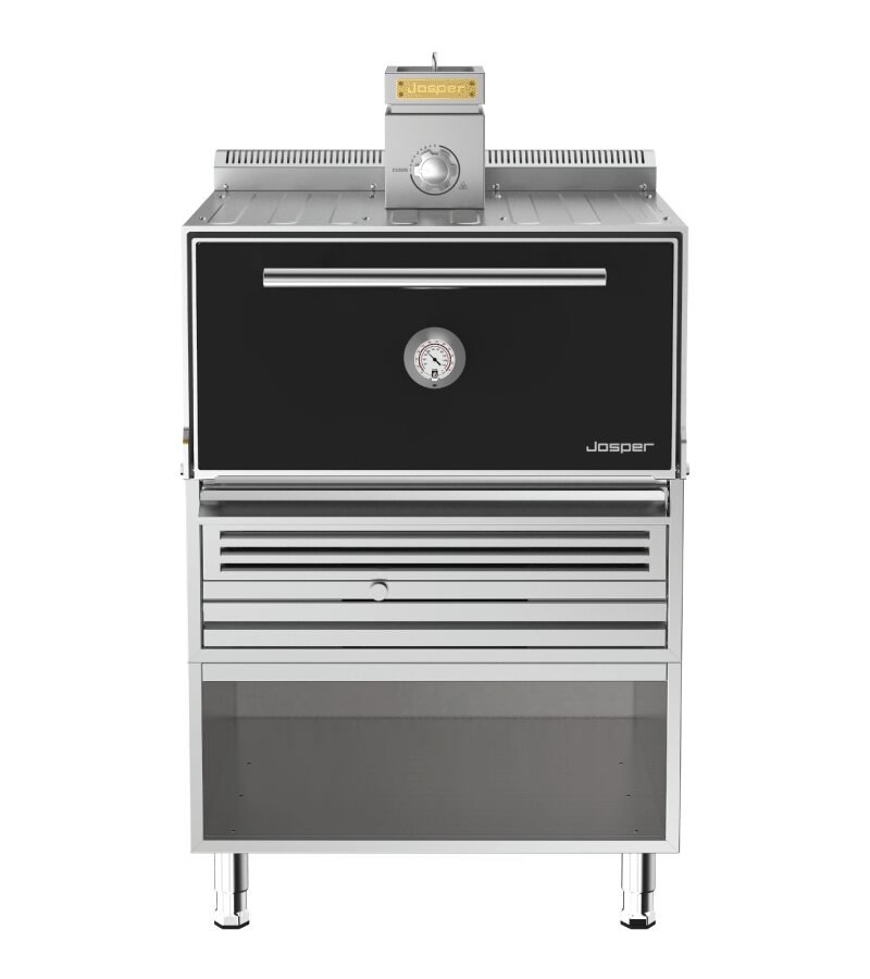 Josper HJX-PRO-L175 large model charcoal oven with table.