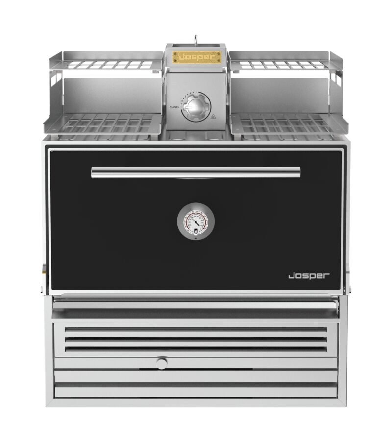 Josper HJX-PRO-L175 large model charcoal oven with warmer.