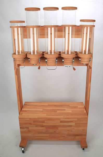 Movable dispensing stand - dual-sided-2