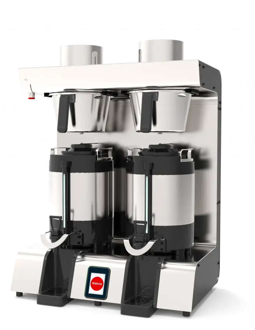 Marco Jet Twin batch brewing system.