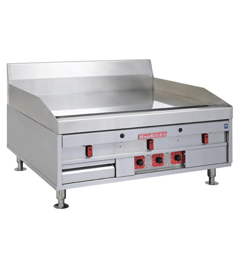 MagiKitch'n MKG/C-36 36" gas chrome griddle.