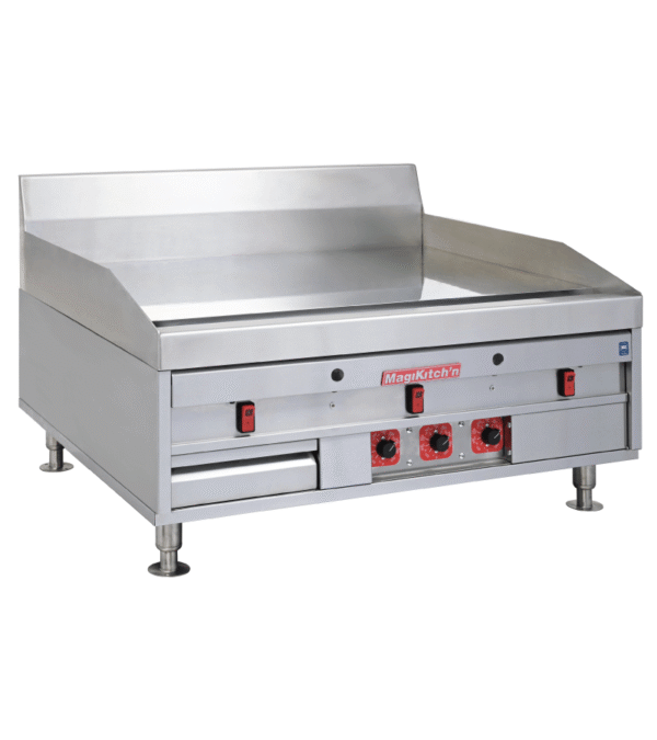 MagiKitch'n MKE/C-36 36" electric chrome griddle.