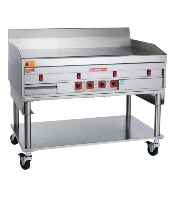 MagiKitch'n MKG/C-48 48" gas chrome griddle.