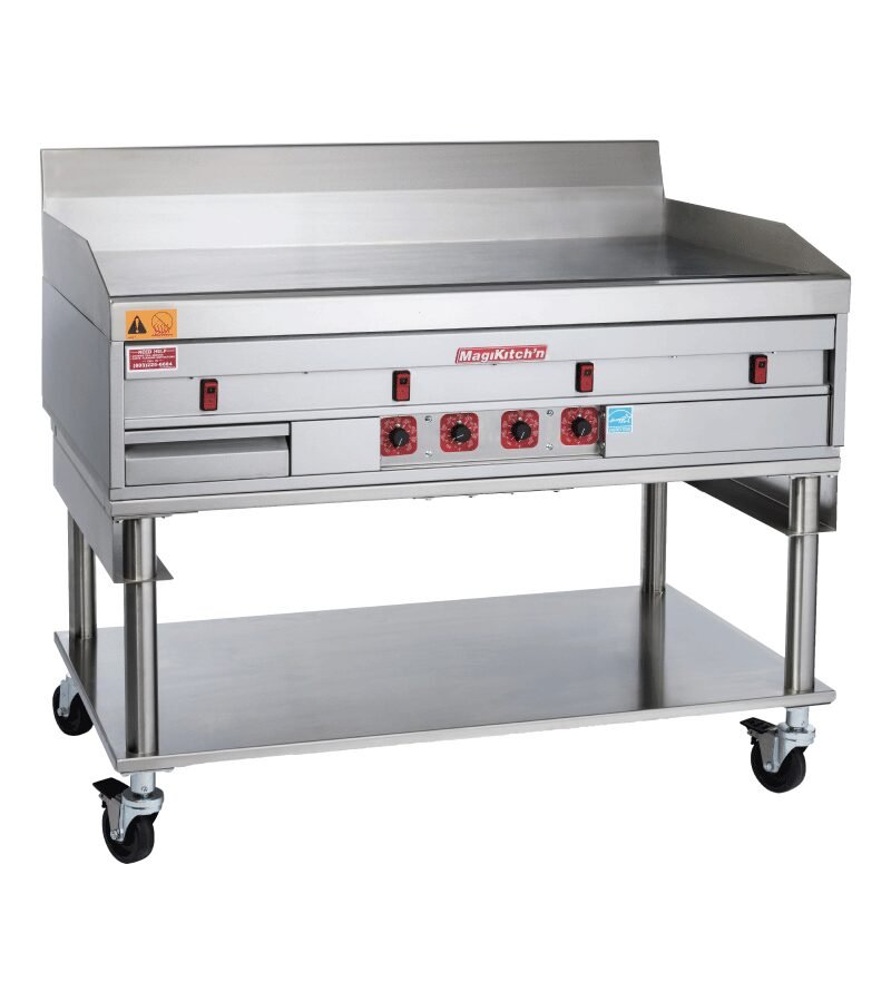 MagiKitch'n MKG/C-48 48" gas chrome griddle.