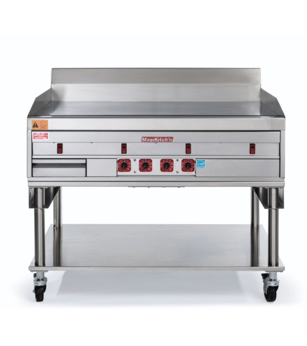 MagiKitch'n MKE/C-48 48" electric chrome griddle.